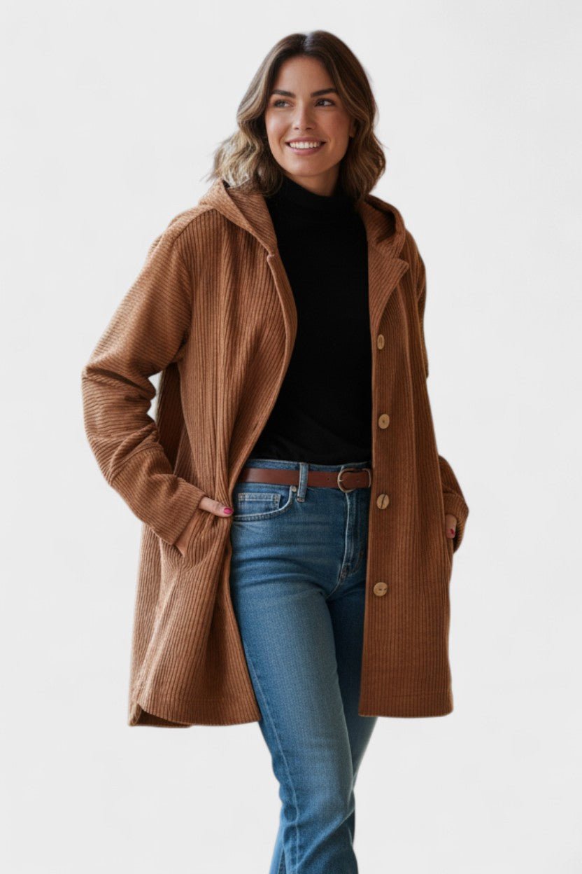 Amalie™ | Elegancka kurtka z sametu o luksusowym wyglądzie