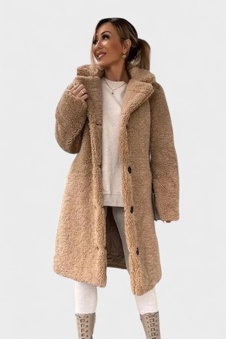 Birgitte™ | Elegancka kurtka typu teddy o luksusowym wyglądzie