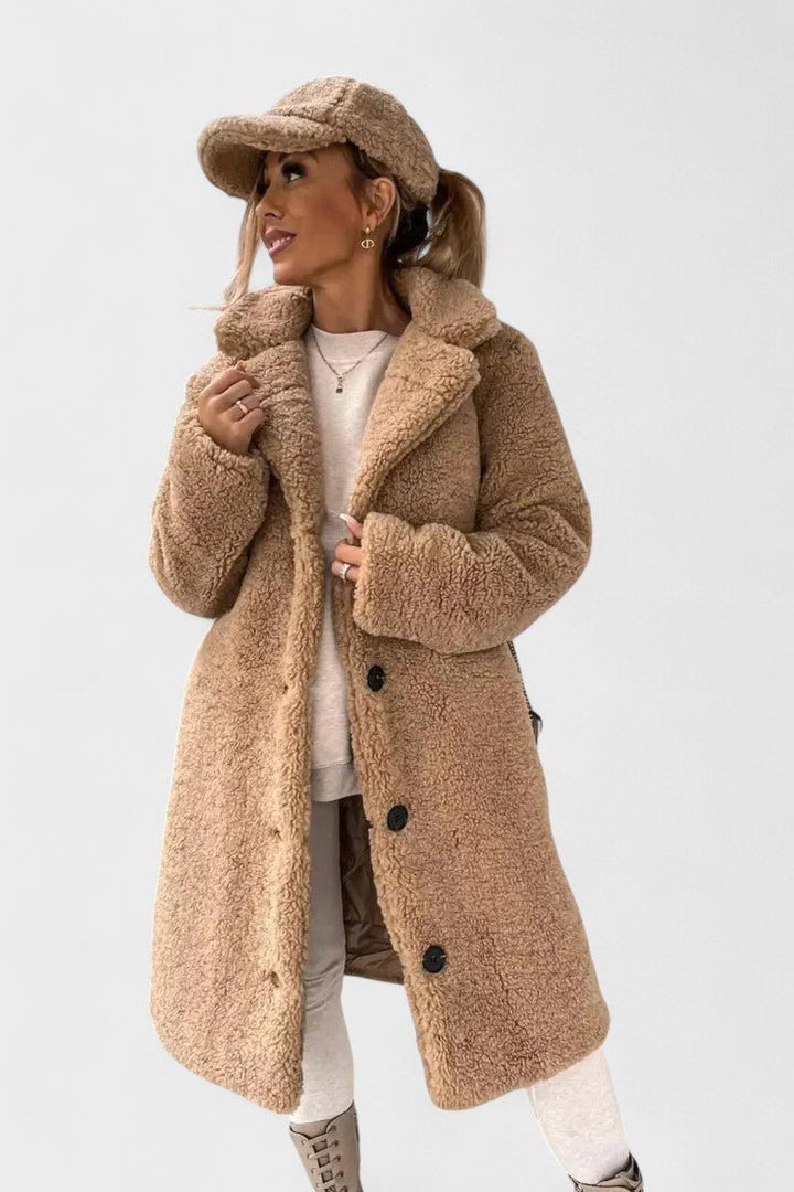 Birgitte™ | Elegancka kurtka typu teddy o luksusowym wyglądzie
