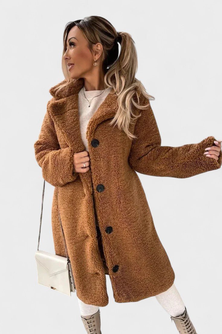 Birgitte™ | Elegancka kurtka typu teddy o luksusowym wyglądzie