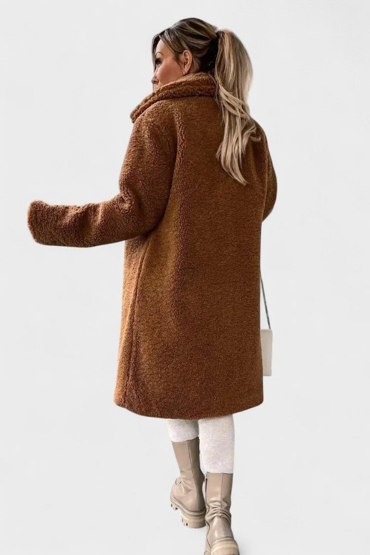 Birgitte™ | Elegancka kurtka typu teddy o luksusowym wyglądzie