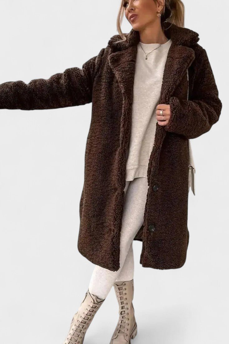 Birgitte™ | Elegancka kurtka typu teddy o luksusowym wyglądzie