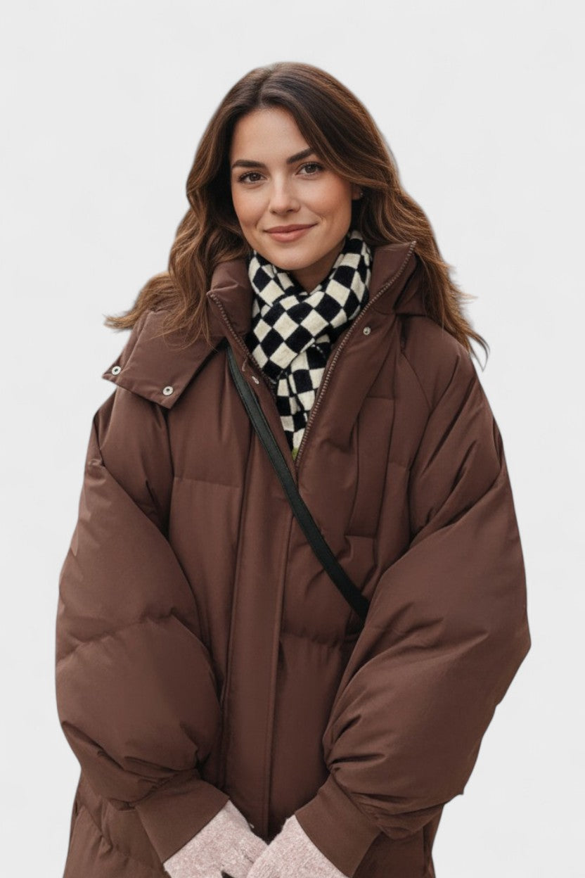 Gabriela™ | Kurtka futrzana z kapturem