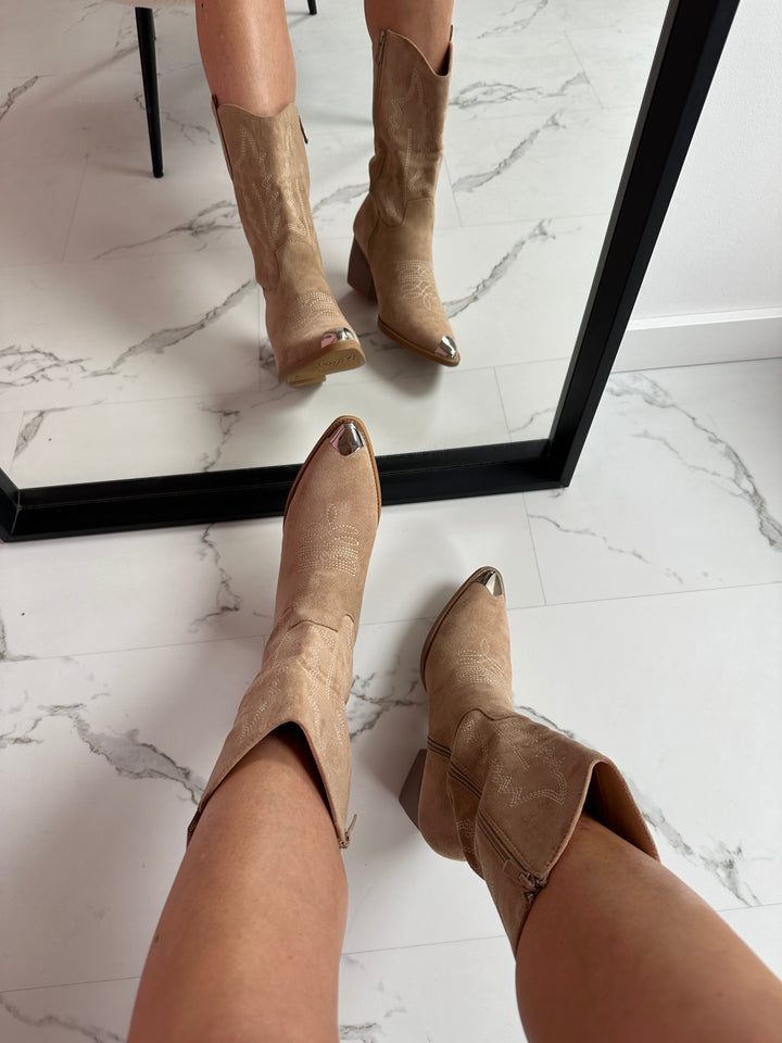 Joanna - Khaki botki na co dzień