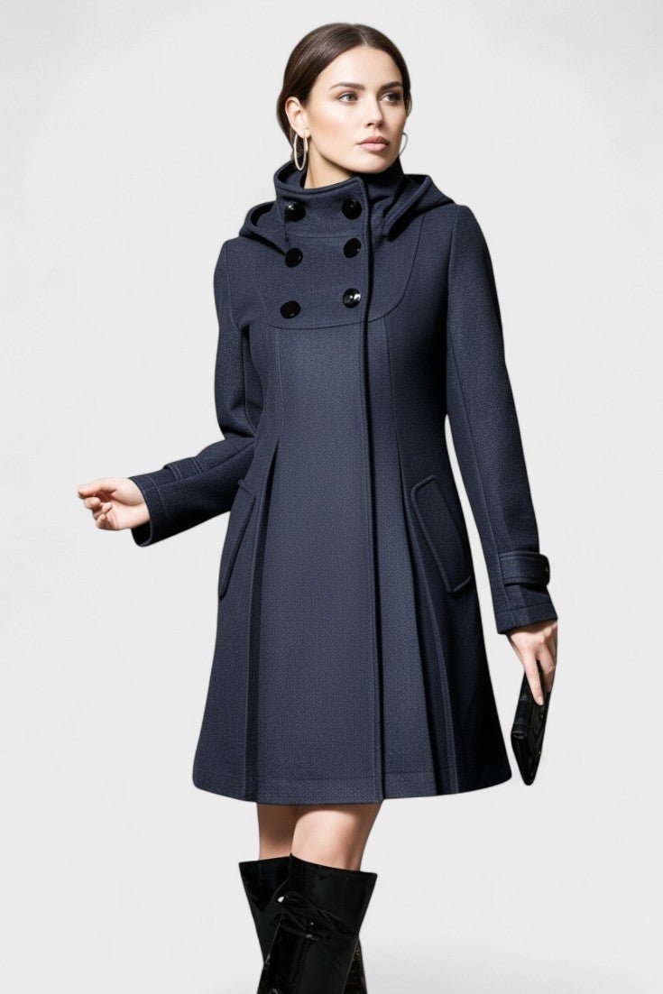 Lenka™ | Elegancki płaszcz z kapturem