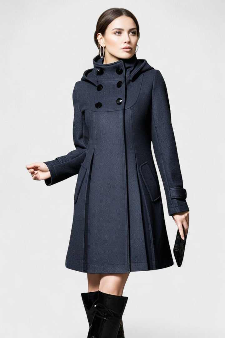 Lenka™ | Elegancki płaszcz z kapturem