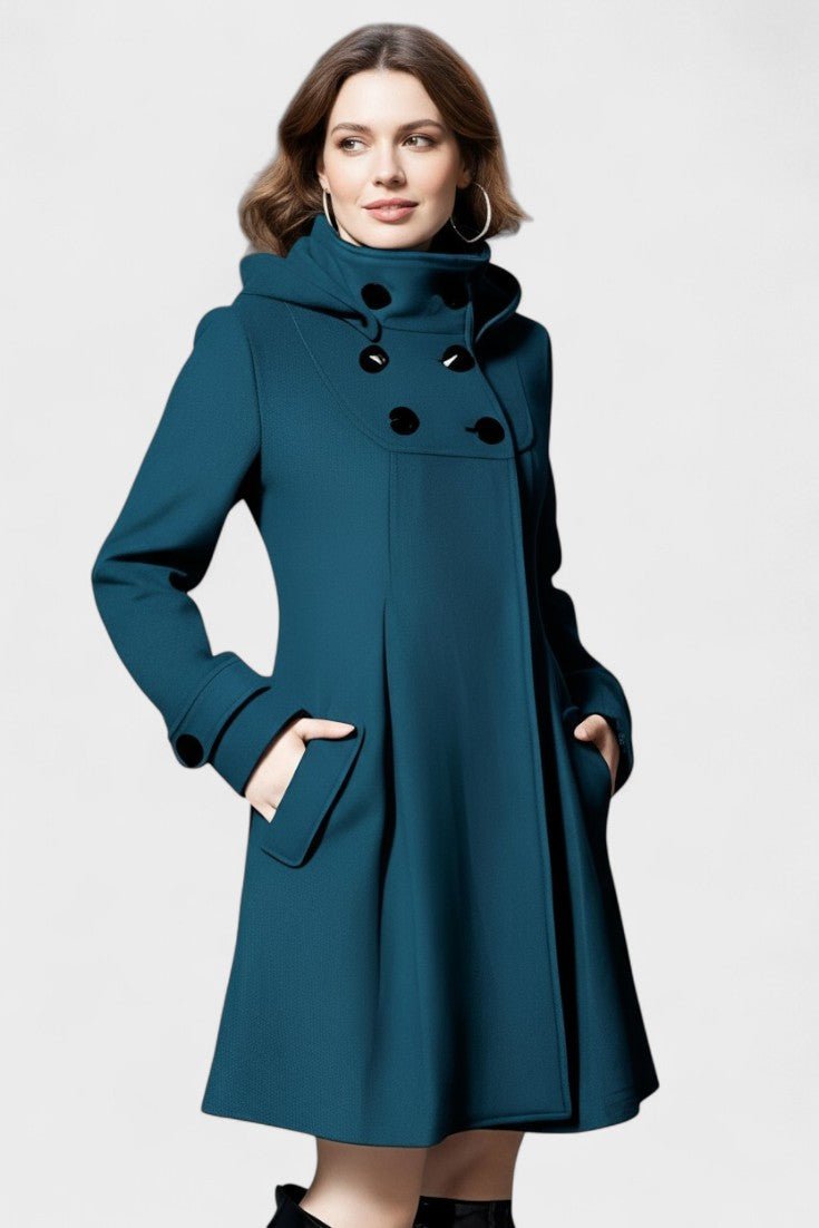 Lenka™ | Elegancki płaszcz z kapturem