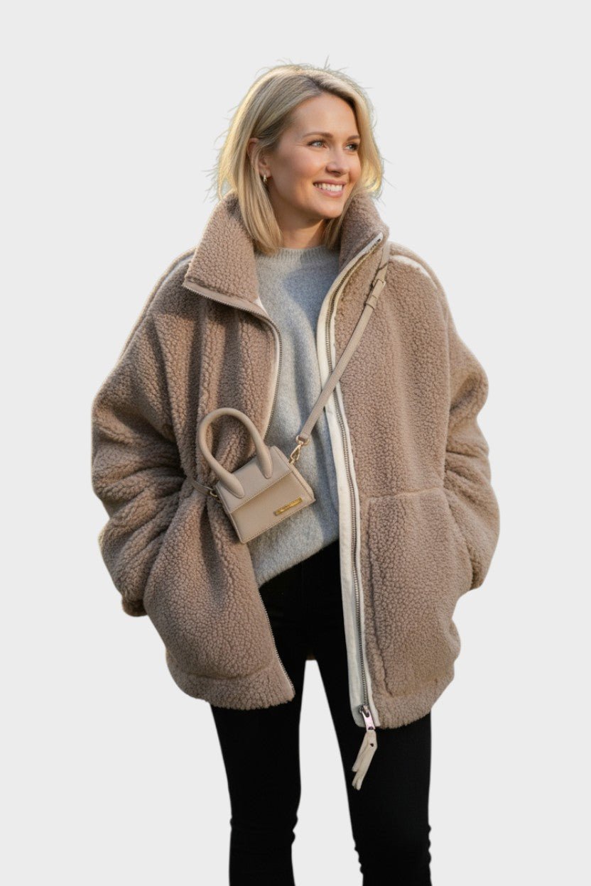 Mille™ | Elegancki szlafrok typu teddy w stylu skandynawskim