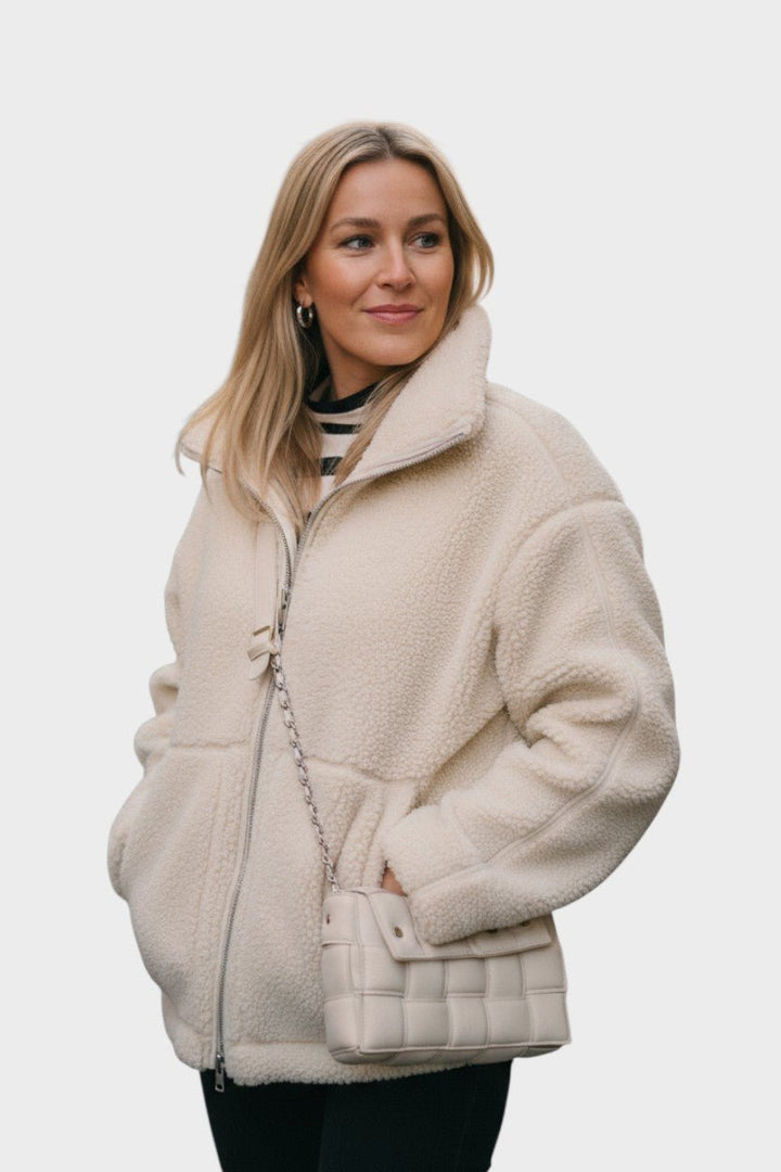 Mille™ | Elegancki szlafrok typu teddy w stylu skandynawskim