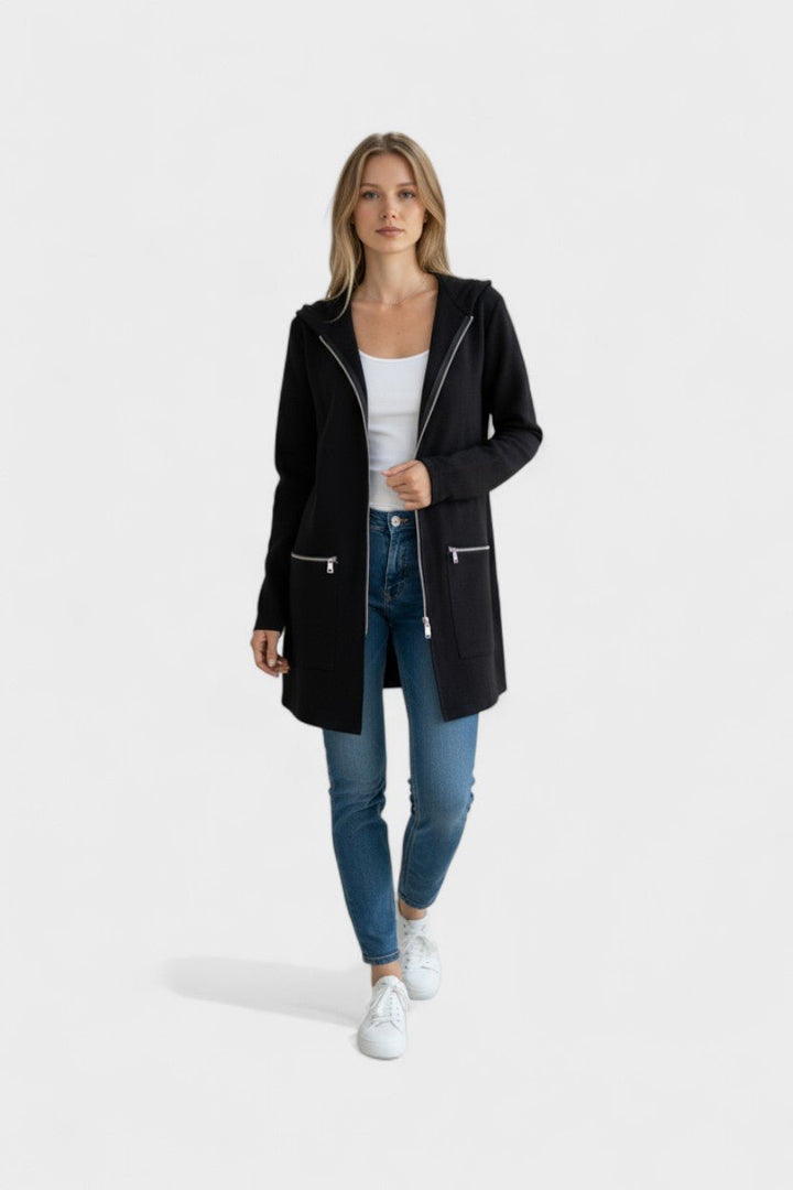 Veslina™ | Elegancka sweterkowa kurtka do stylizacji warstwowej