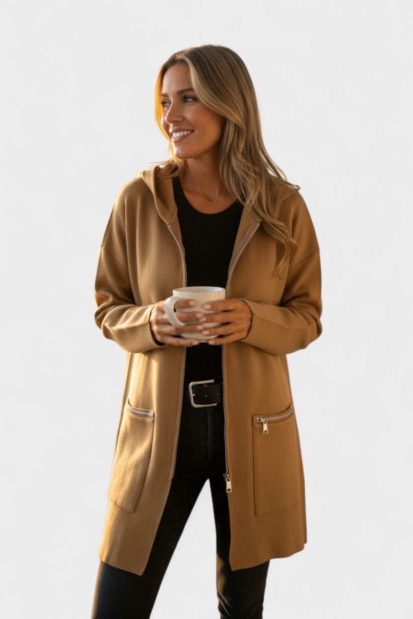 Veslina™ | Elegancka sweterkowa kurtka do stylizacji warstwowej