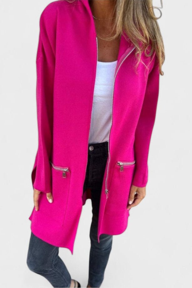 Veslina™ | Elegancka sweterkowa kurtka do stylizacji warstwowej